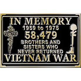 Vietnam In Memory Buckle